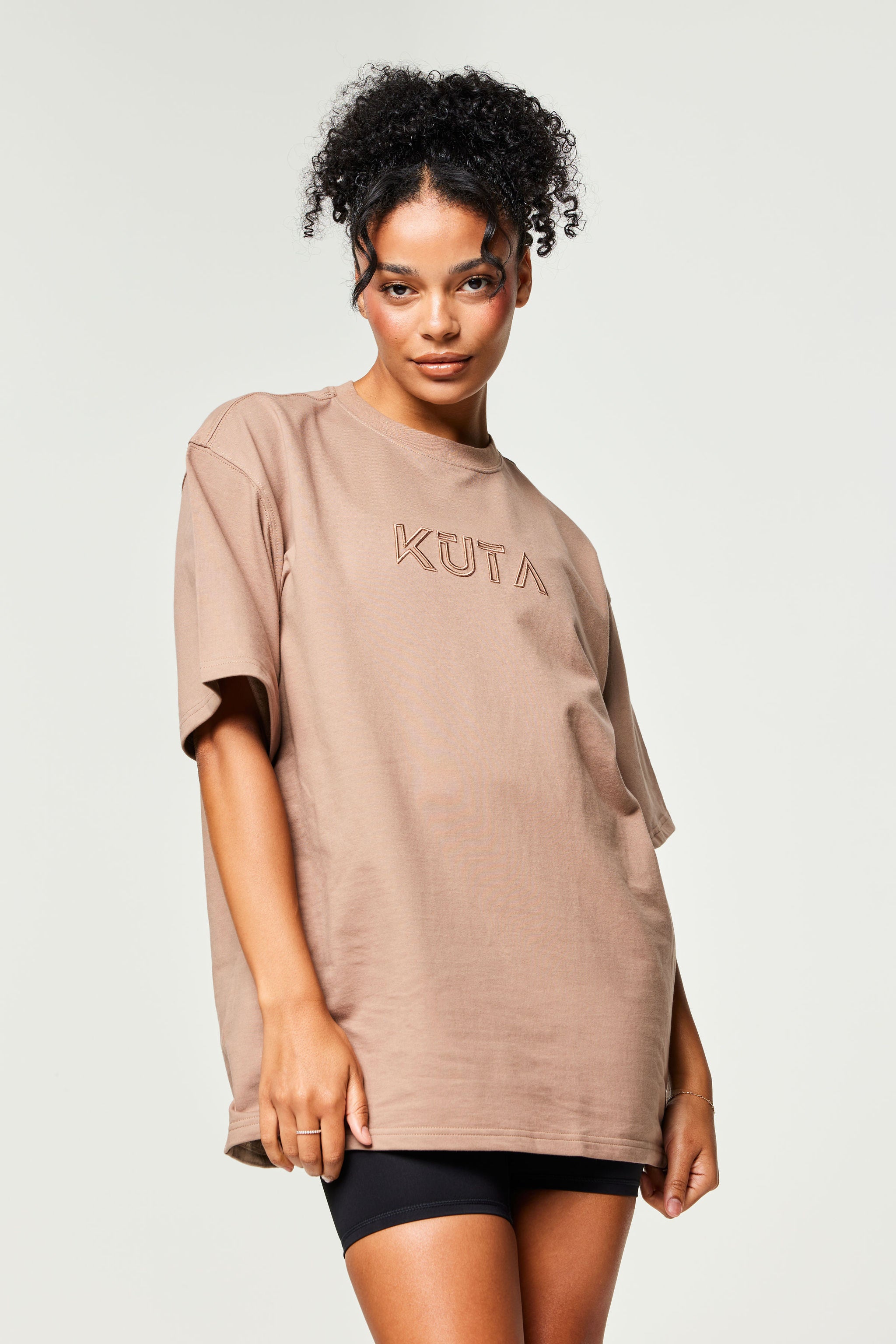 Oversize T-Shirt, Brown