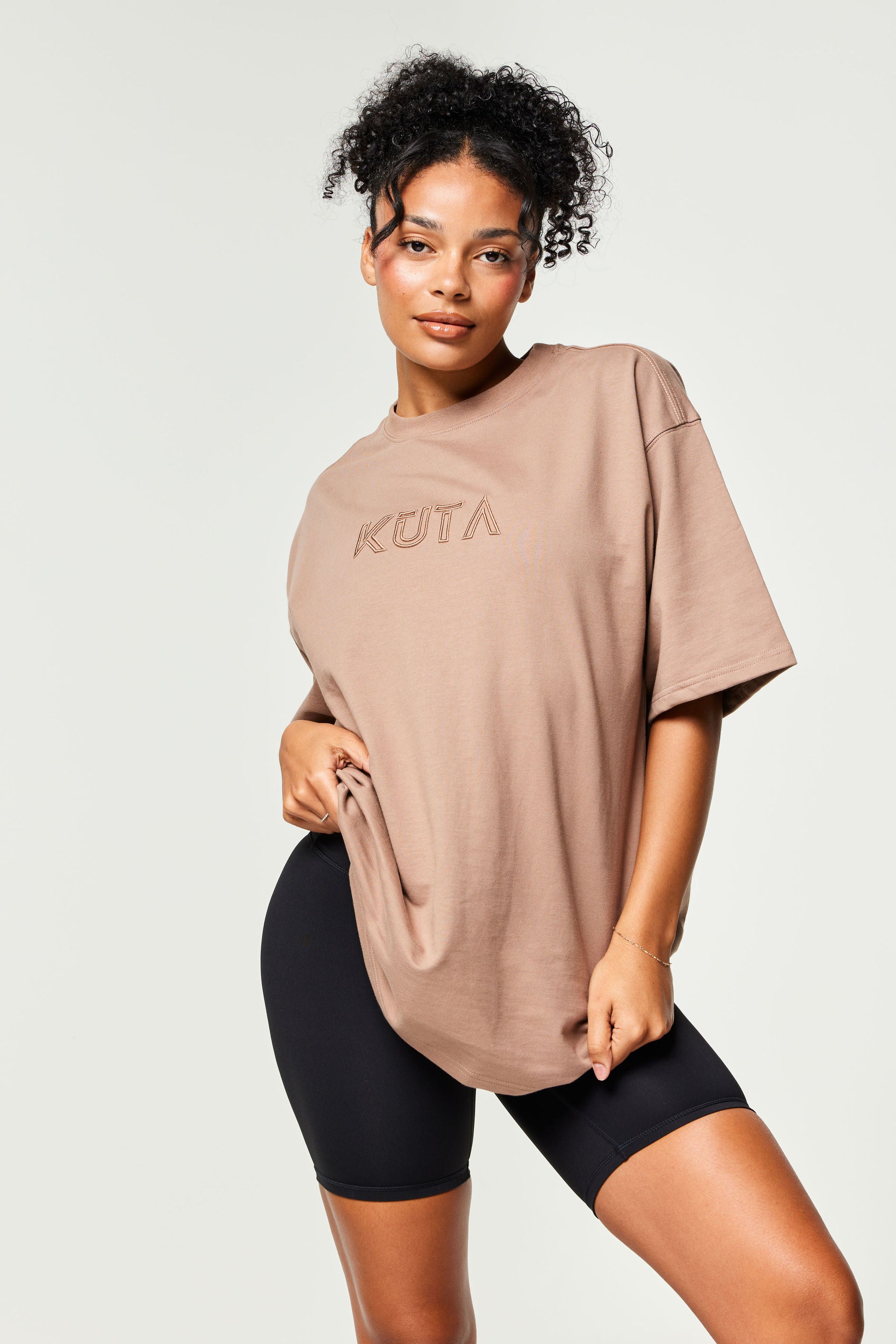 Oversize T-Shirt, Brown