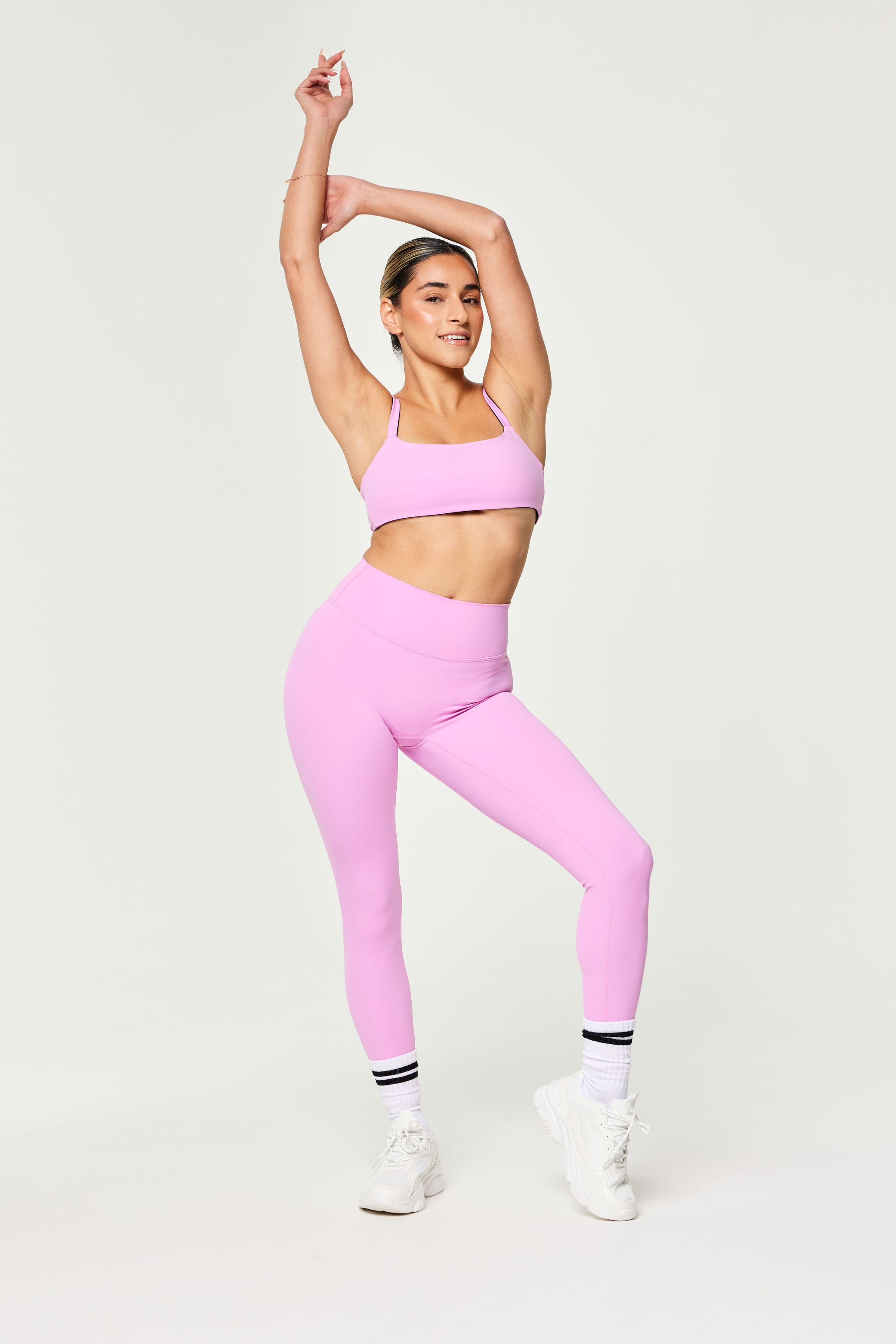 Invisible Scrunch Tights, Pink