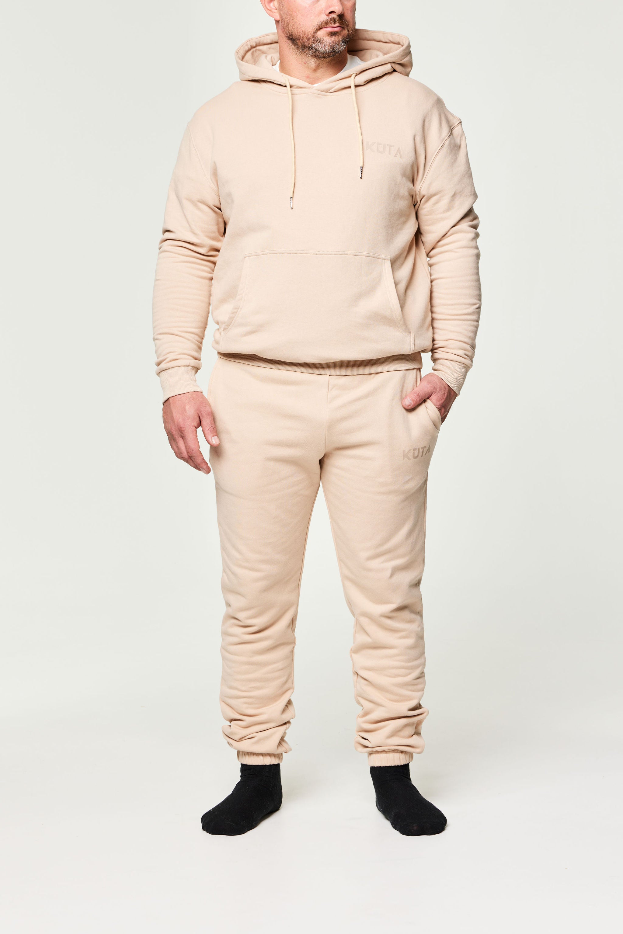 Unisex Trackies, Cream