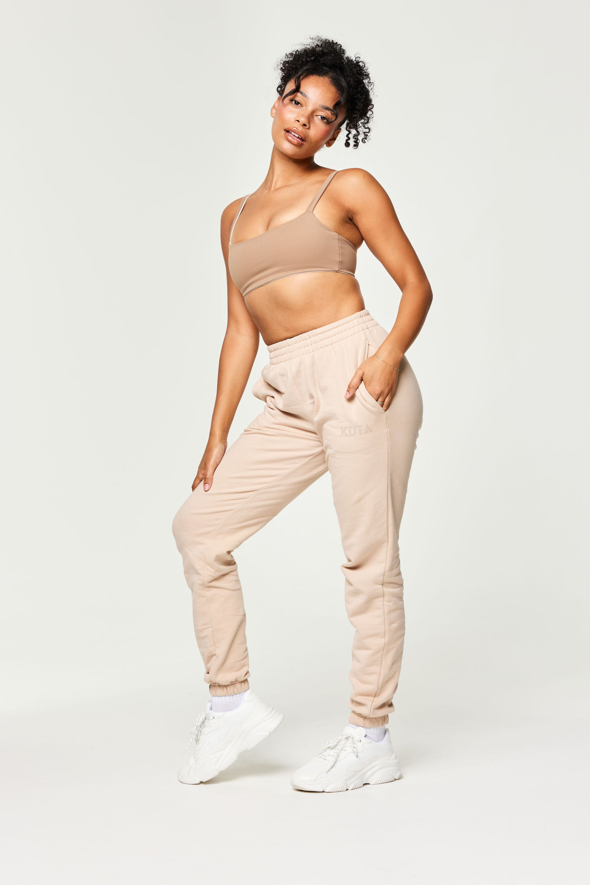 Unisex Trackies, Cream